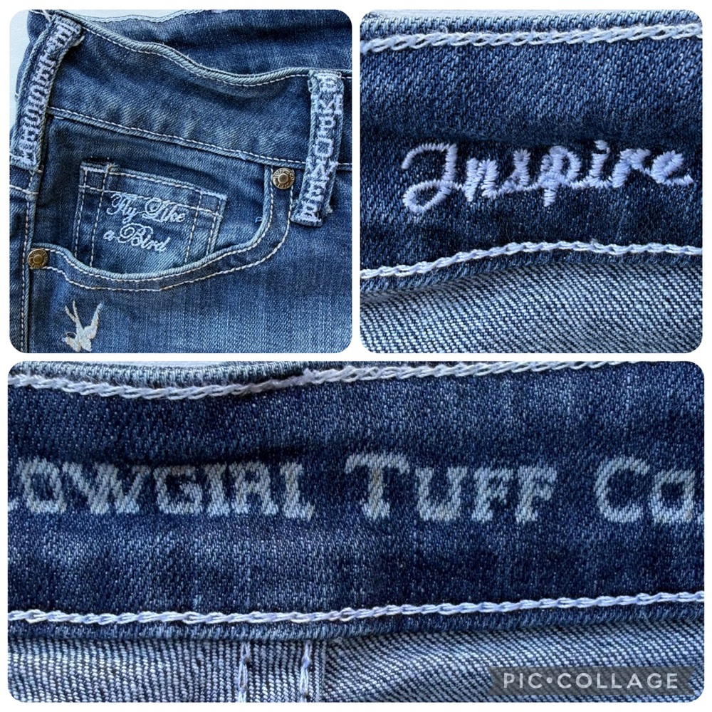 Cowgirl Tuff Co. “JNSPR” Mid Rise Bootcut Jeans – W28 L35 Western Festival Denim - Picture 2 of 9